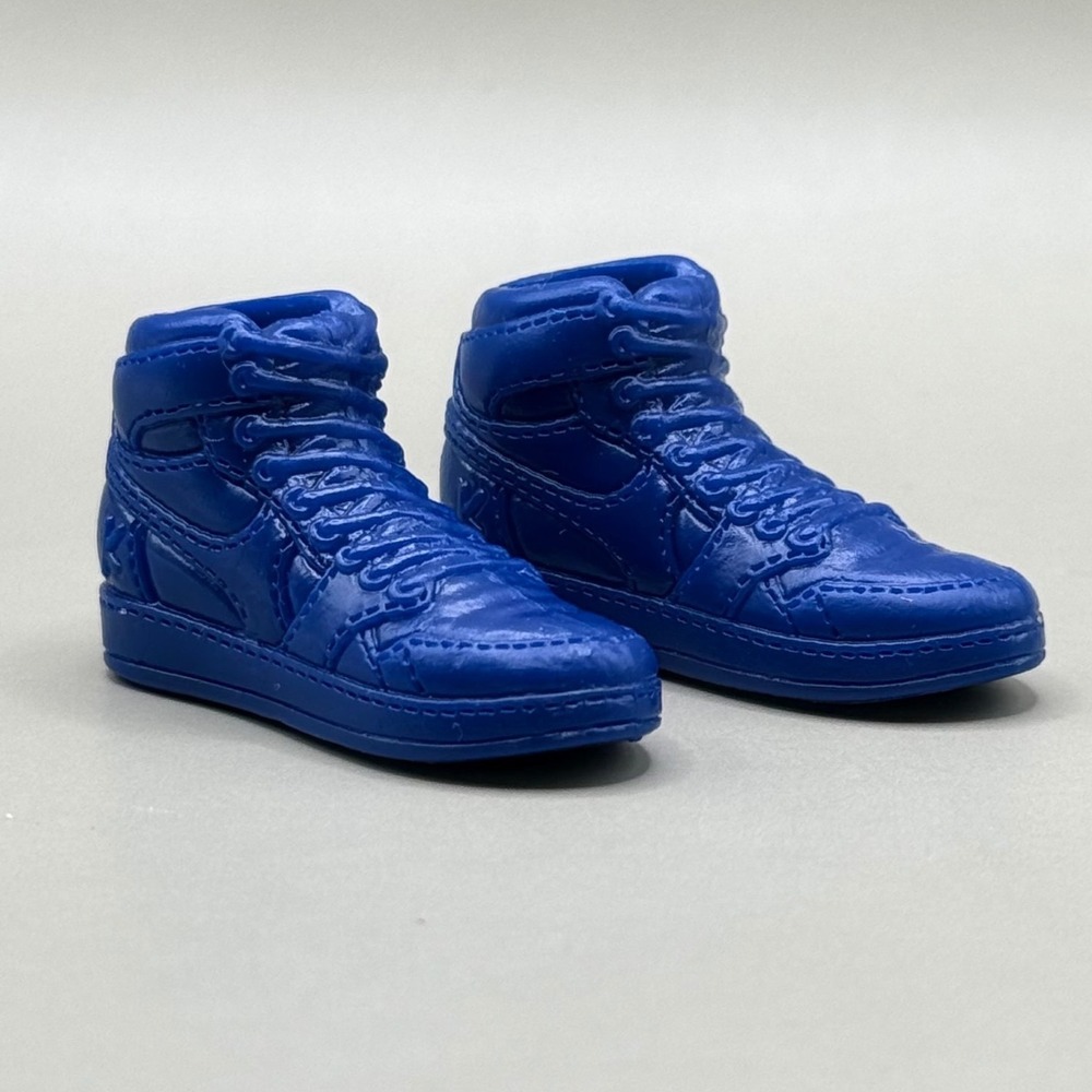 Barbie Ken Fashionistas Bright Blue Basketball Sneaker High Tops Shoes Accessory